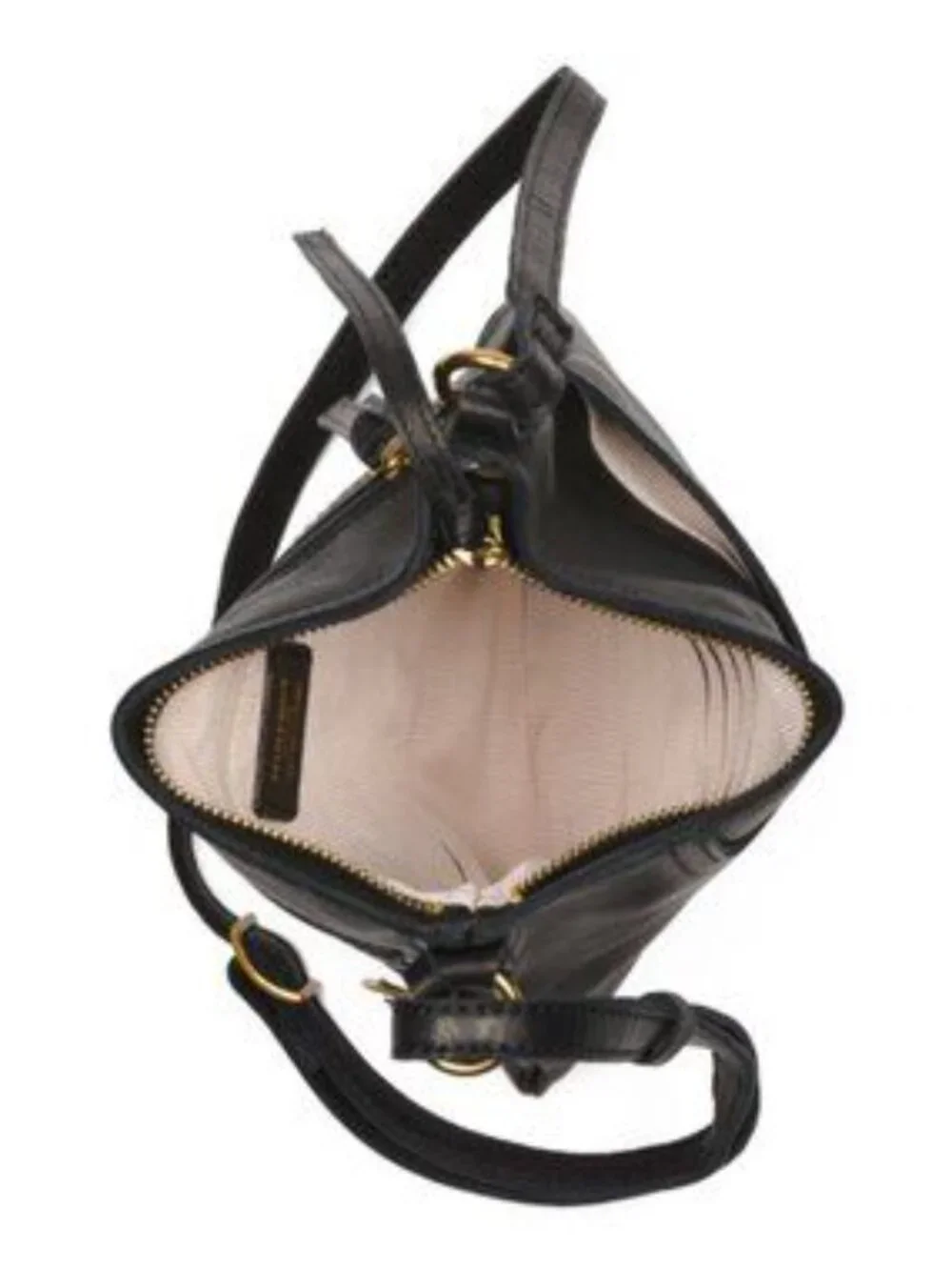 MARGOT Leather Split Pocket Small Crossbody With Adjustable Strap